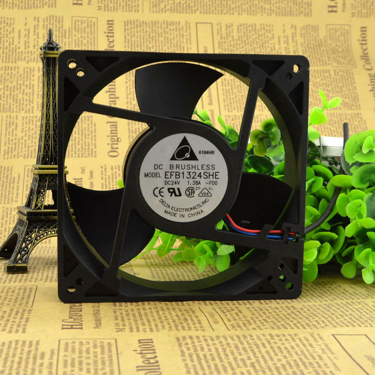 For Delta EFB1324SHE 127*127*38mm 24V 1.38A cooling fan