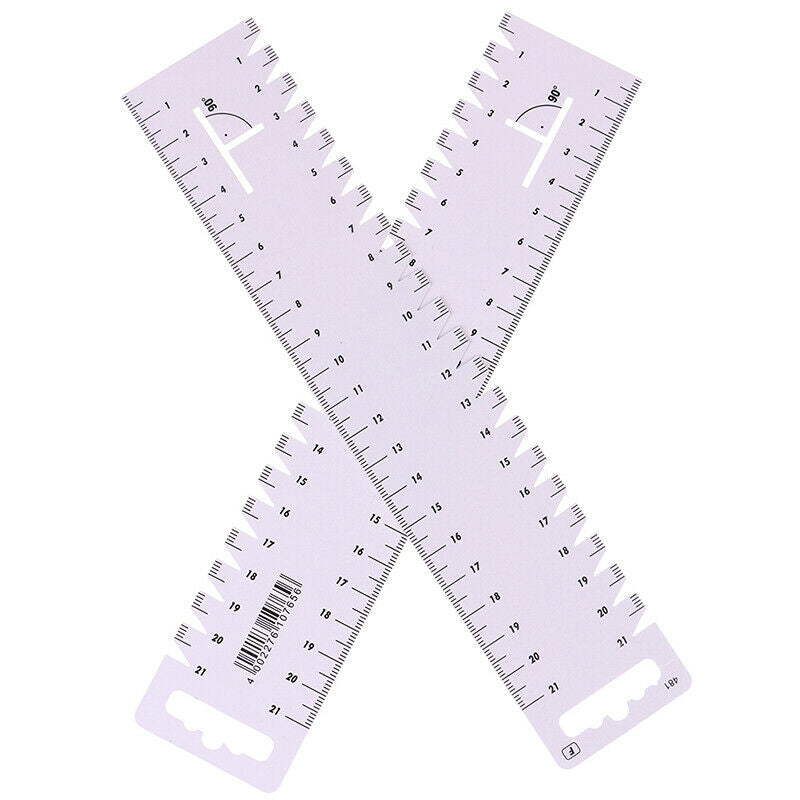 1PC DIY Sewing Patchwork Ruler Ultrathin Soft 21cm Quilting Sewing TY1