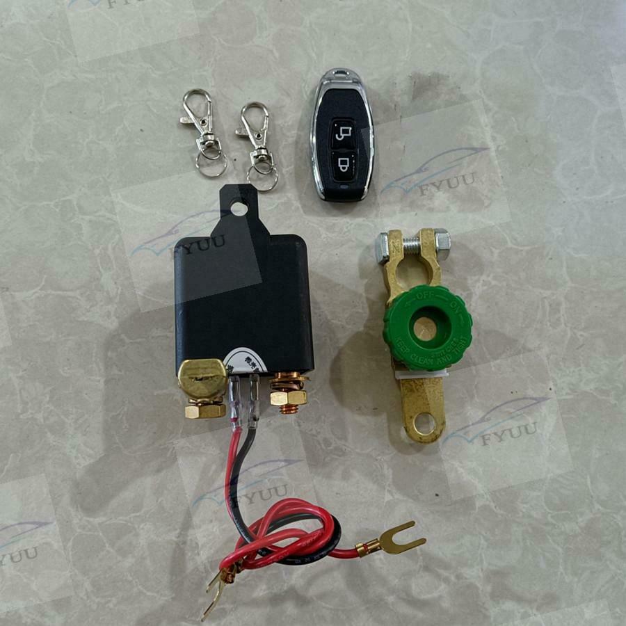 250A Car Wireless Battery Disconnect Switch System 1 Pcs remote control 12V
