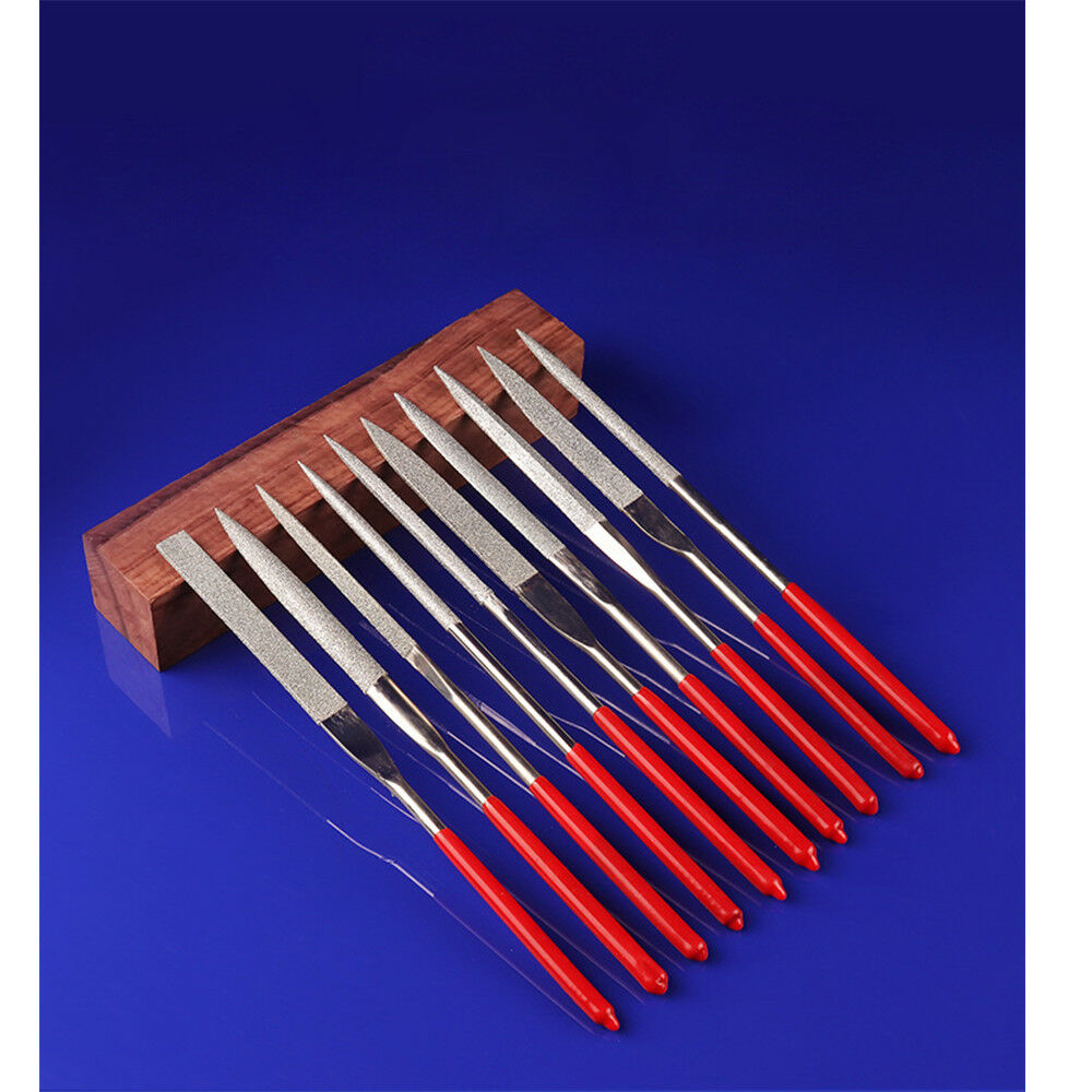 10pcs 3x140mm Diamond Needle File Coated Set Jewelry Precision Repair Tools