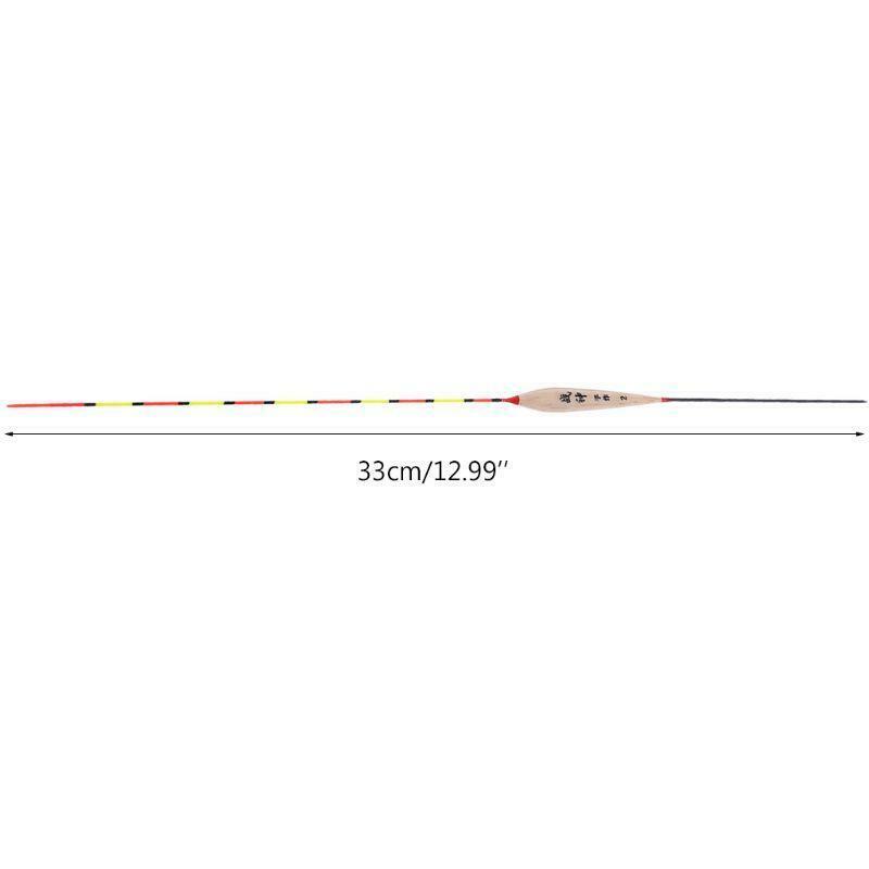 5 Pcs Fishing Float Night Luminuous Tackle Glow Stick Wood Accessories With Lead