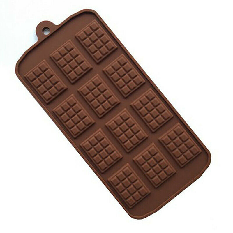 12 even DIY Chocolate Chip Mold Waffle Pudding Baking Tool Cookie Bake MouldBDA