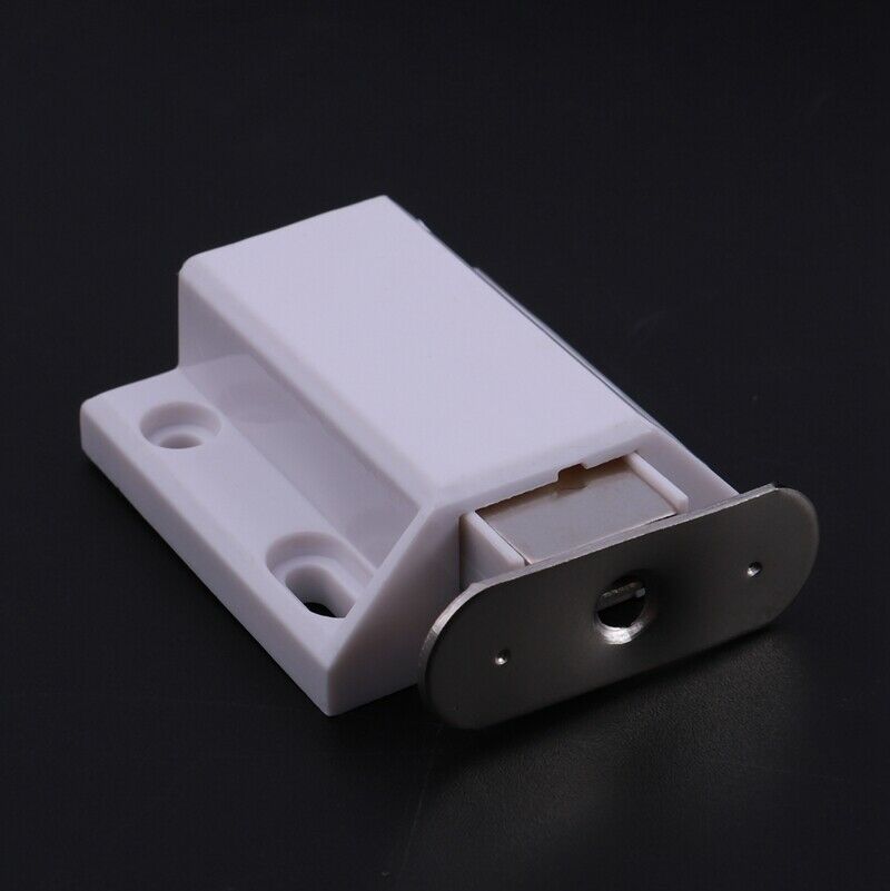 White Push To Open Magnetic Door Der Cabinet Catch Touch Latch G2X1X1