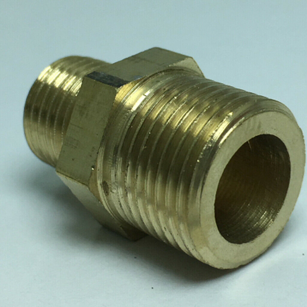 Brass Pipe Hex Nipple Fitting Adapter Male Thread Water Connector Model_2