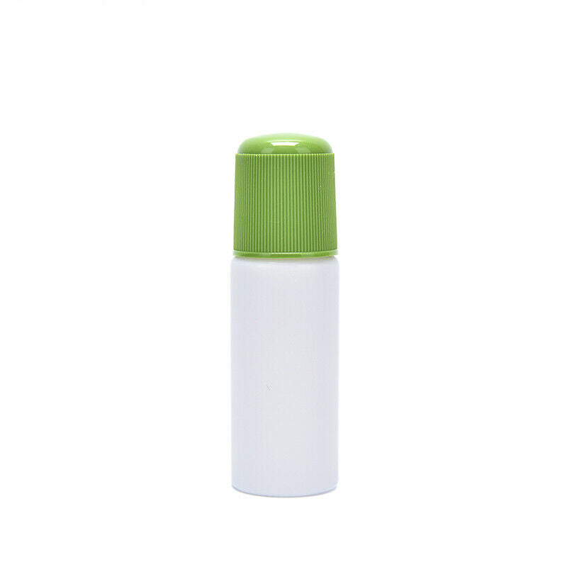 50ML white medicine liquid bottle with blue sponge applicat.l8