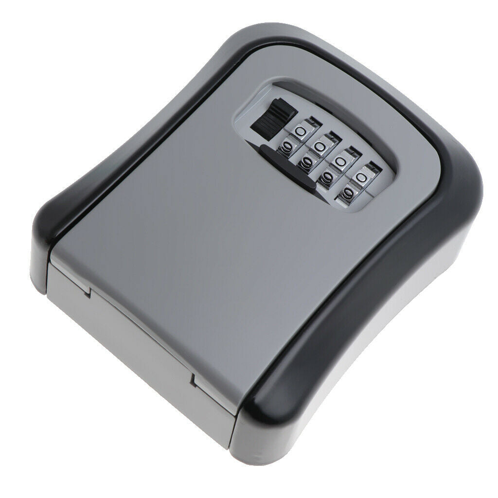 4.5'' Security Steel Wall Mounted Key Box With Combination Lock Safe Store Key