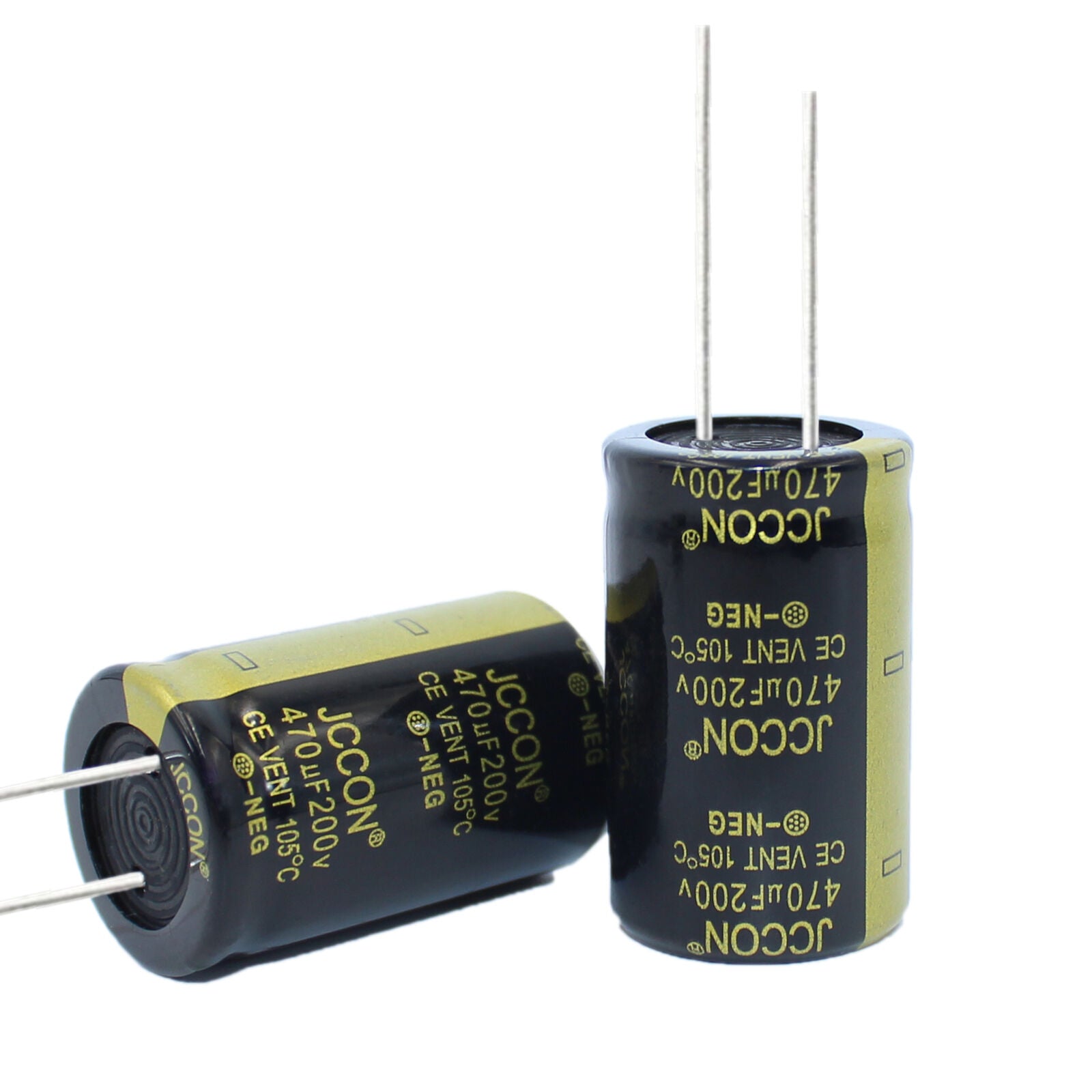 5pcs 200v470uf Aluminum electrolytic capacitor Switching power adapter 22x35mm