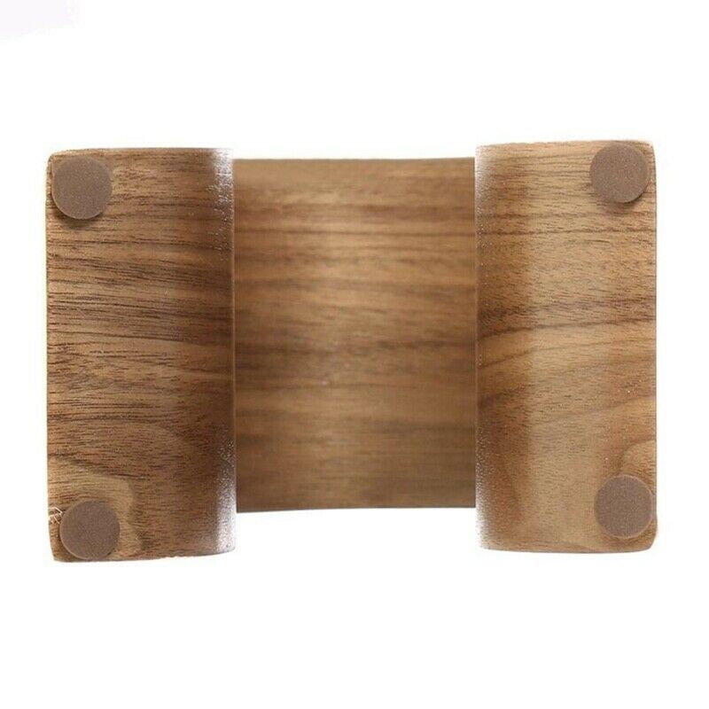Headphone Stand Earphone Bracket Headset Hanger Wood Desk Display Stand U ShapX6