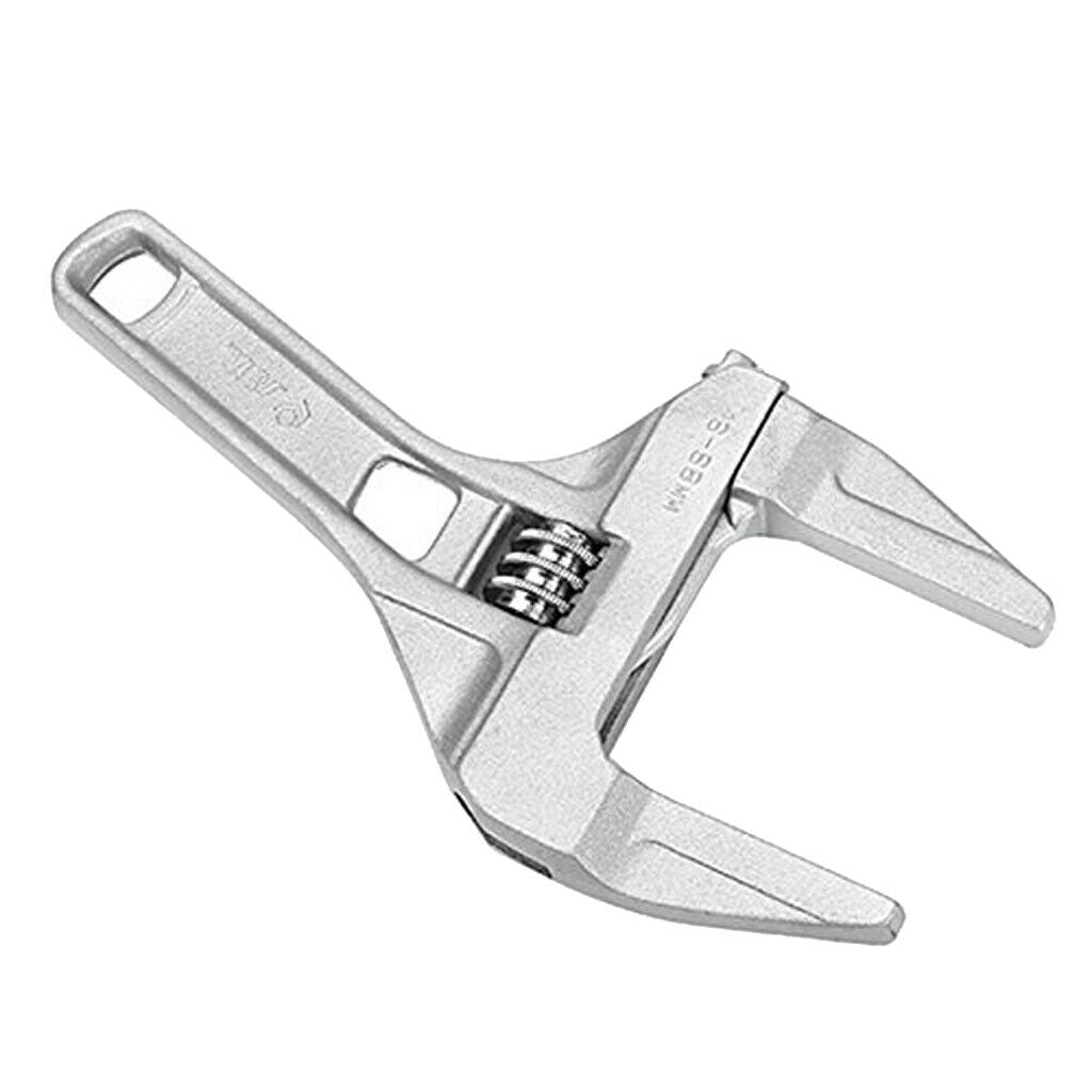 8inch Adjustable Wrench Spanner Shifter for 8-68mm Large Opening Wide Jaw Tools