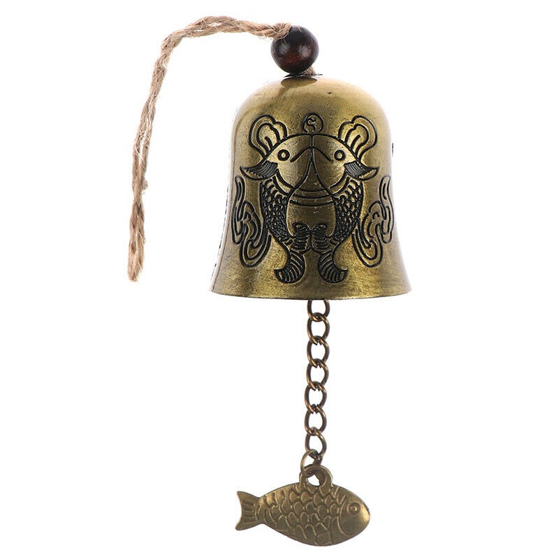 1PC Mural Statue Pattern Bell Blessing Feng Shui Wind Chime for Good Lu.l8
