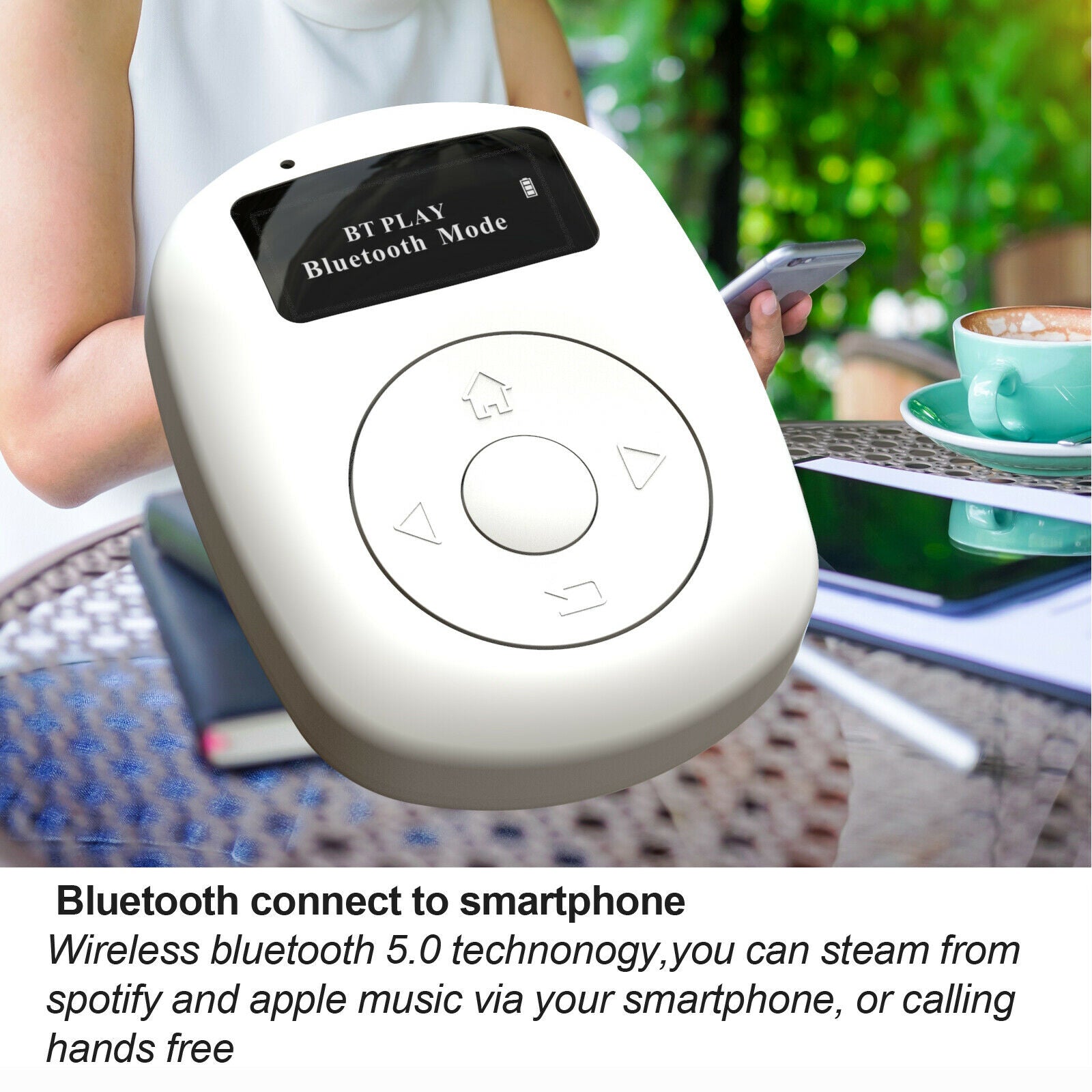 Mini Pocket DAB/DAB+/FM Digital Radio OLED Nature Sound with Earphones Exercise