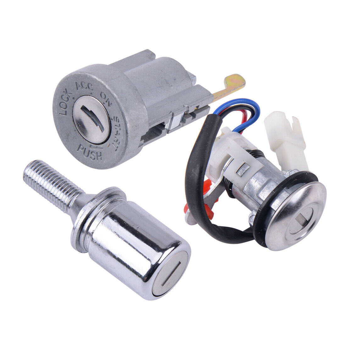 Ignition Door Lock Cylinder Key Set Fit for Mitsubishi Pajero V32 4G54 1990-2004