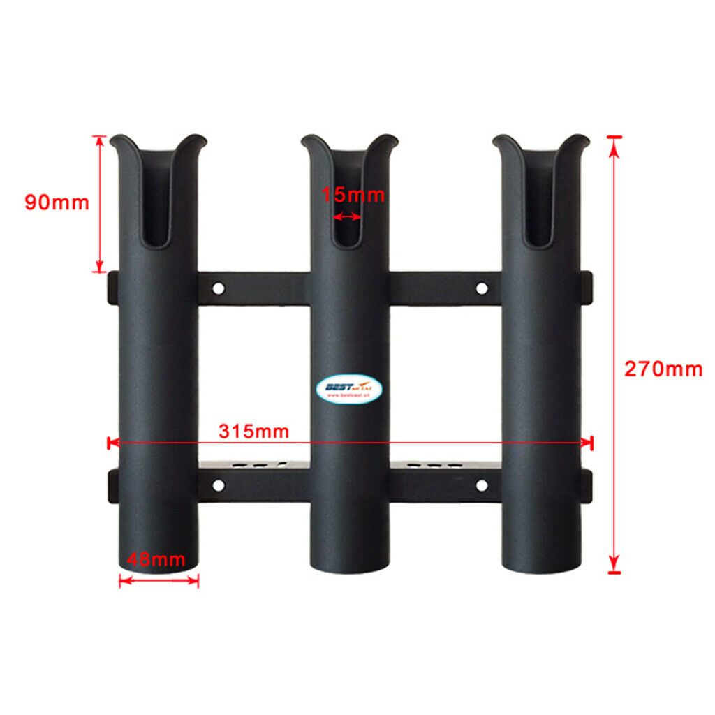 Link Fishing Rod Holder Storage Sockets Marine Boat Kayak Yatch Fishing 10"