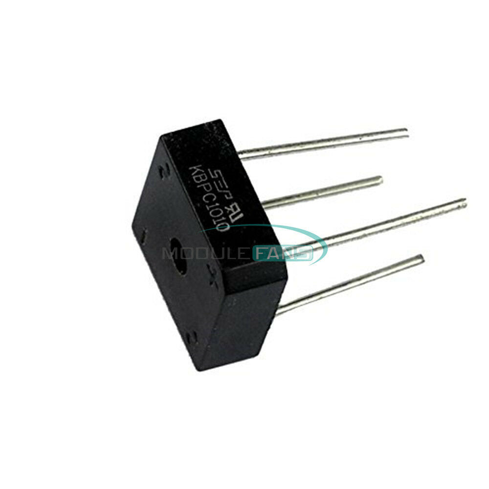 5PCS Bridge Rectifier KBPC1010 KBPC-1010 10A 1000V NEW