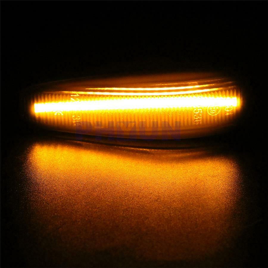 2x LED Side Dynamic Running Lamp Turn Signal Light For Mitsubishi Lancer Mirage