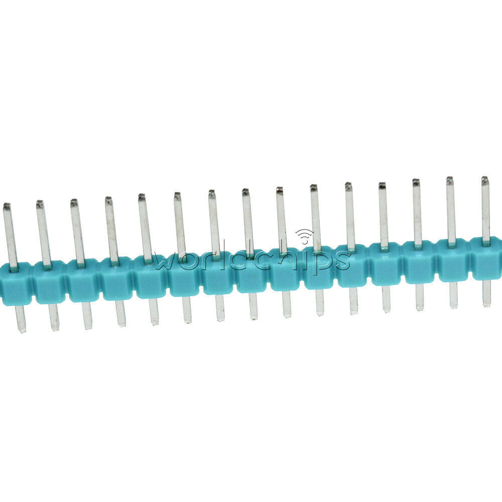 10PCS 2.54mm Green 40Pin 1x40P Male Breakable Pin Header Strip Connector New