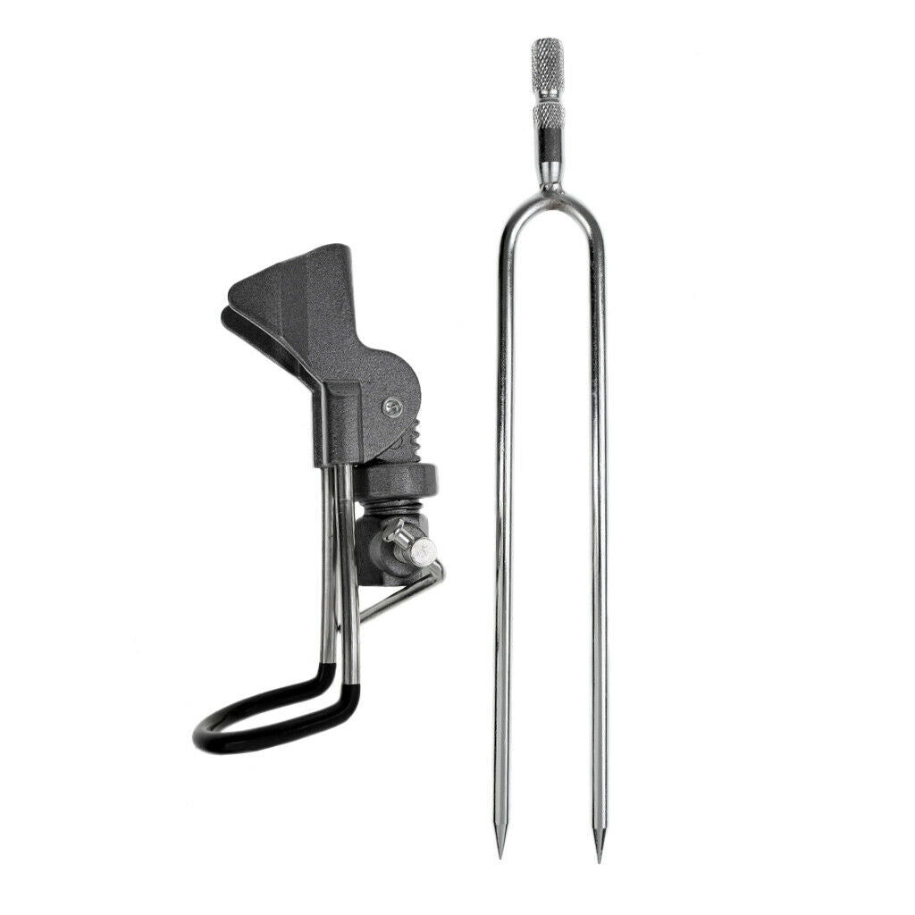 2x Stainless Steel Fishing Rod Holder