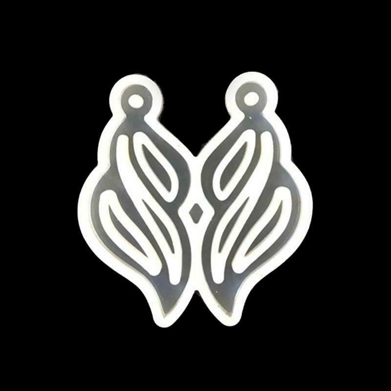 Earrings Eardrop Dangler Silicone Mould DIY Crafts Jewelry Pendant Casting Tools