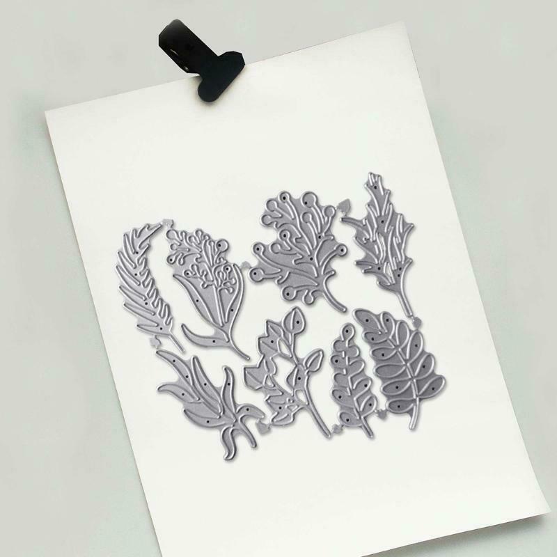 Large Leaves Metal Cutting Dies Stencil DIY Scrapbooking Album Paper Card Mold