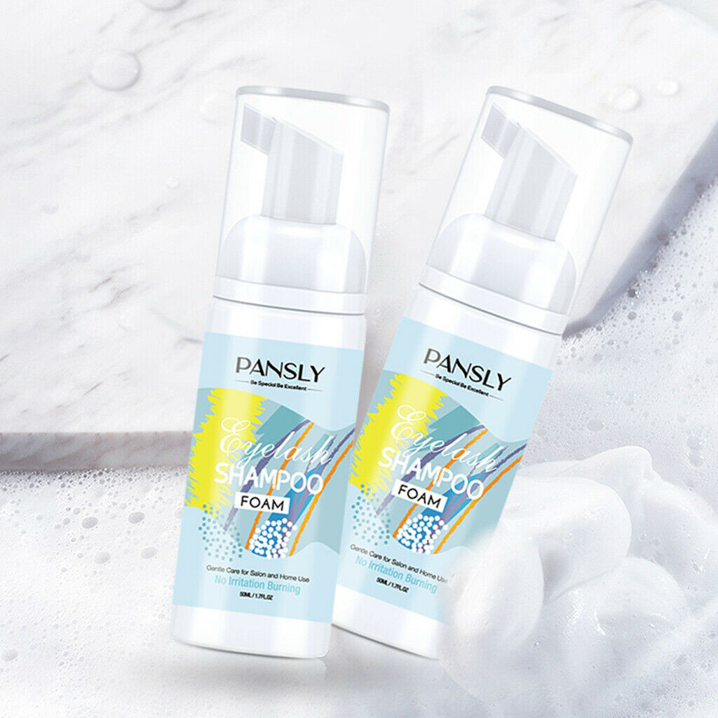 Eyelash Extension Shampoo 50ml Lash Eyelid Foaming Cleanser Salon Home Use