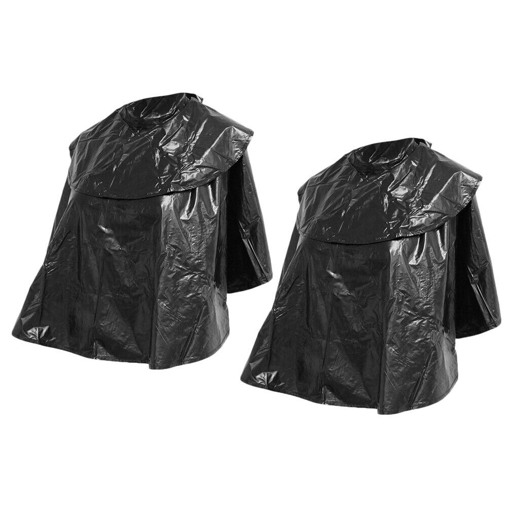 2 Pieces Hair Cutting Cape Barber Shop Capes Gowns Wrap Protect Cloth Apron