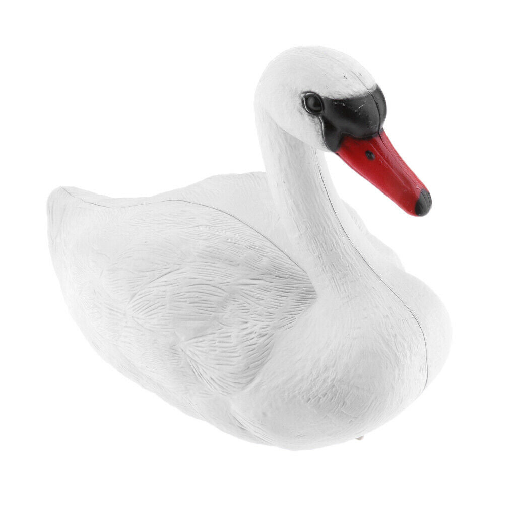 7x Vivid Plastic Yellow Duck and Swan Floating Hunting Fish Pond Ornament