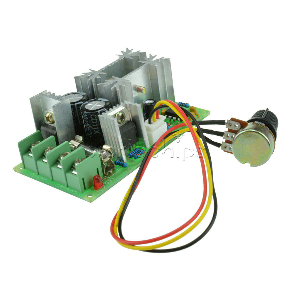 Universal DC10-60V 20A PWM HHO RC Motor Speed Regulator Controller Switch 25KHz