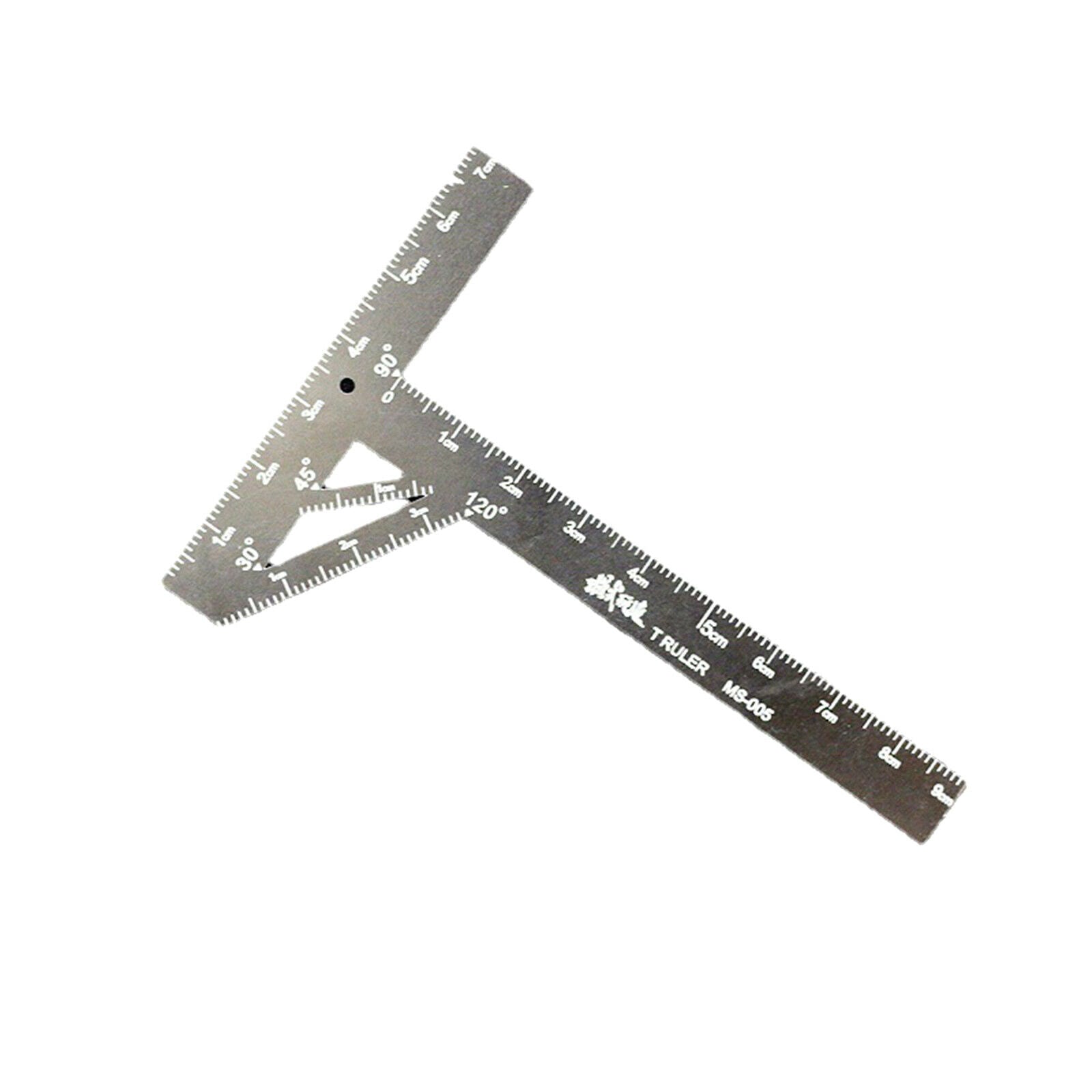 Hobby Transform Stainless Steel T-shaped Ruler Machine Upgrade Tool Modeling