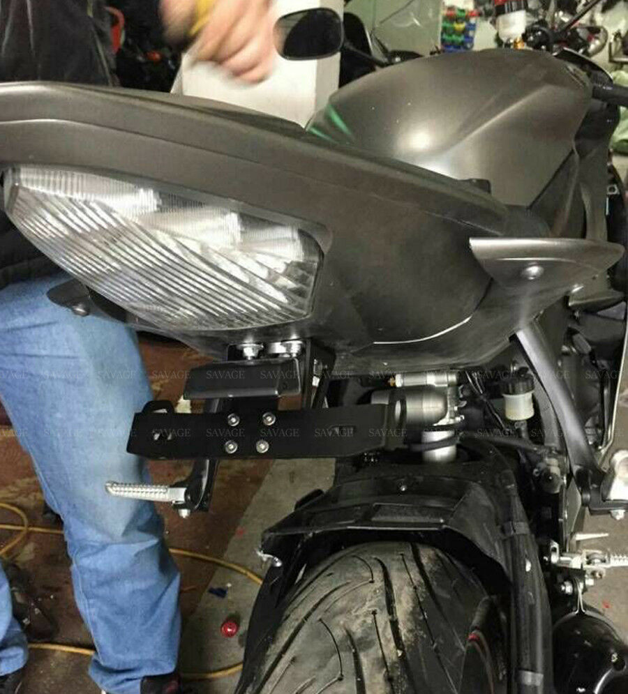 Rear Tail Tidy FenderÂ Eliminator LicenseÂ PlateÂ Holder For Yamaha YZF-R6 2006-18