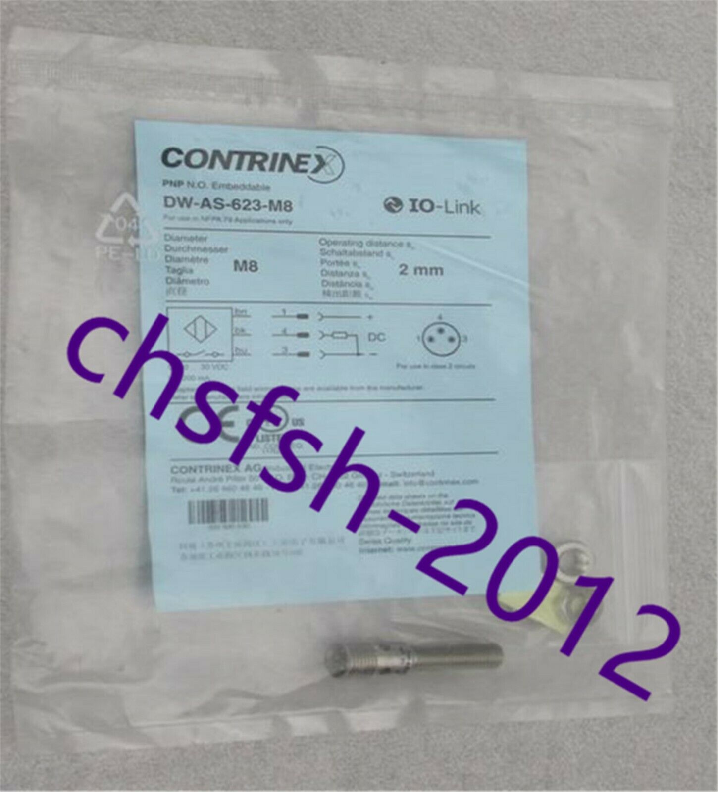 1 pcs New IN Box CONTRINEX DW-AS-623-M8 sensor
