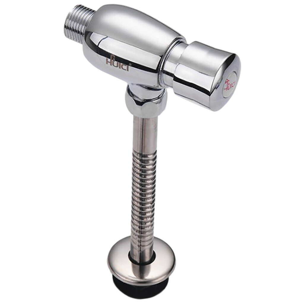 Toilet Push Flush Flusher Button-Type Manual Delay Valve