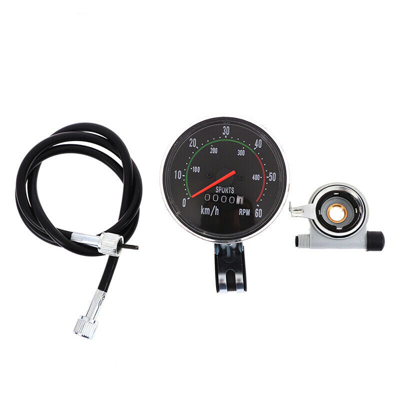 Multifunction Odometer Mechanical Speedometer Gauge for 26/ 27.5/ 28/ 29inchBDA