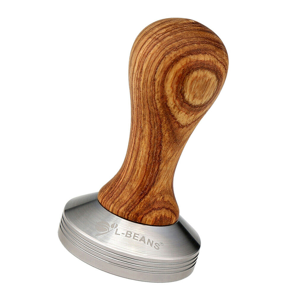 Coffee Tamper 58mm Barista Espresso Coffee Beans Calibrated Convex Tamper