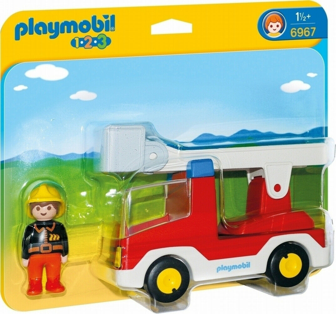 6967 Playmobil Ladder Unit Fire Truck playmobil 1.2.3 Suitable for ages 1.5 year