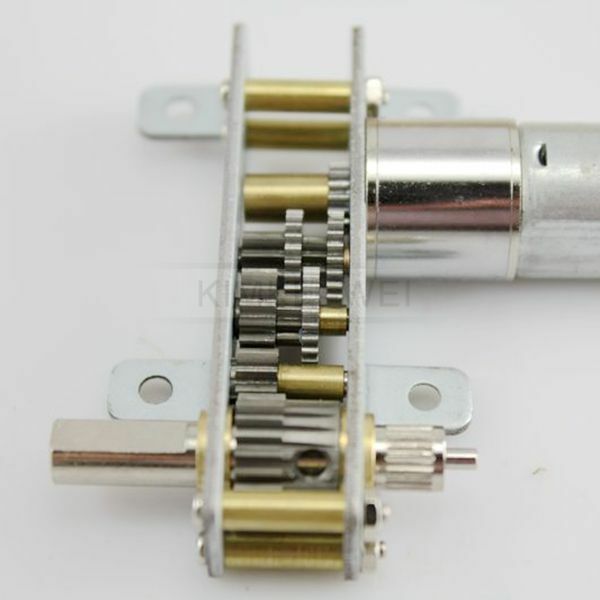 12V DC 60RPM Torque Gear Box Electric Motor For ROBOT
