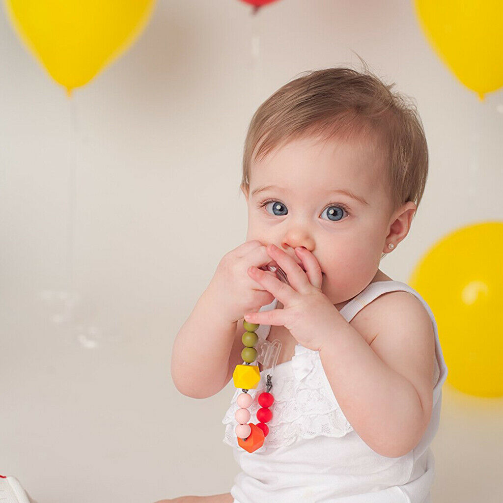 Kids Baby Boy Girl Pacifier Soother Nipple Strap Chain Clip Holder Style 1