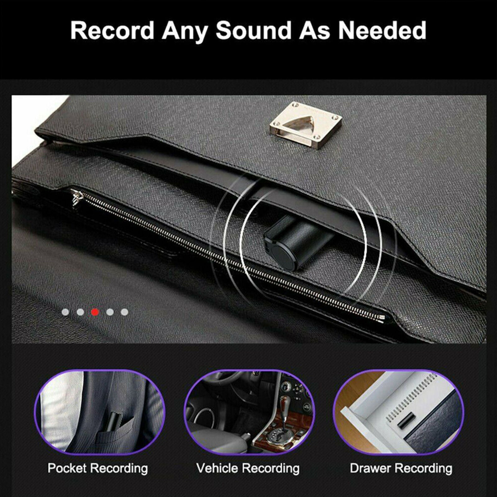 MP3 Magnetic Recording Device Voice Activated Mini Audio Recorder Q70 4~32GB
