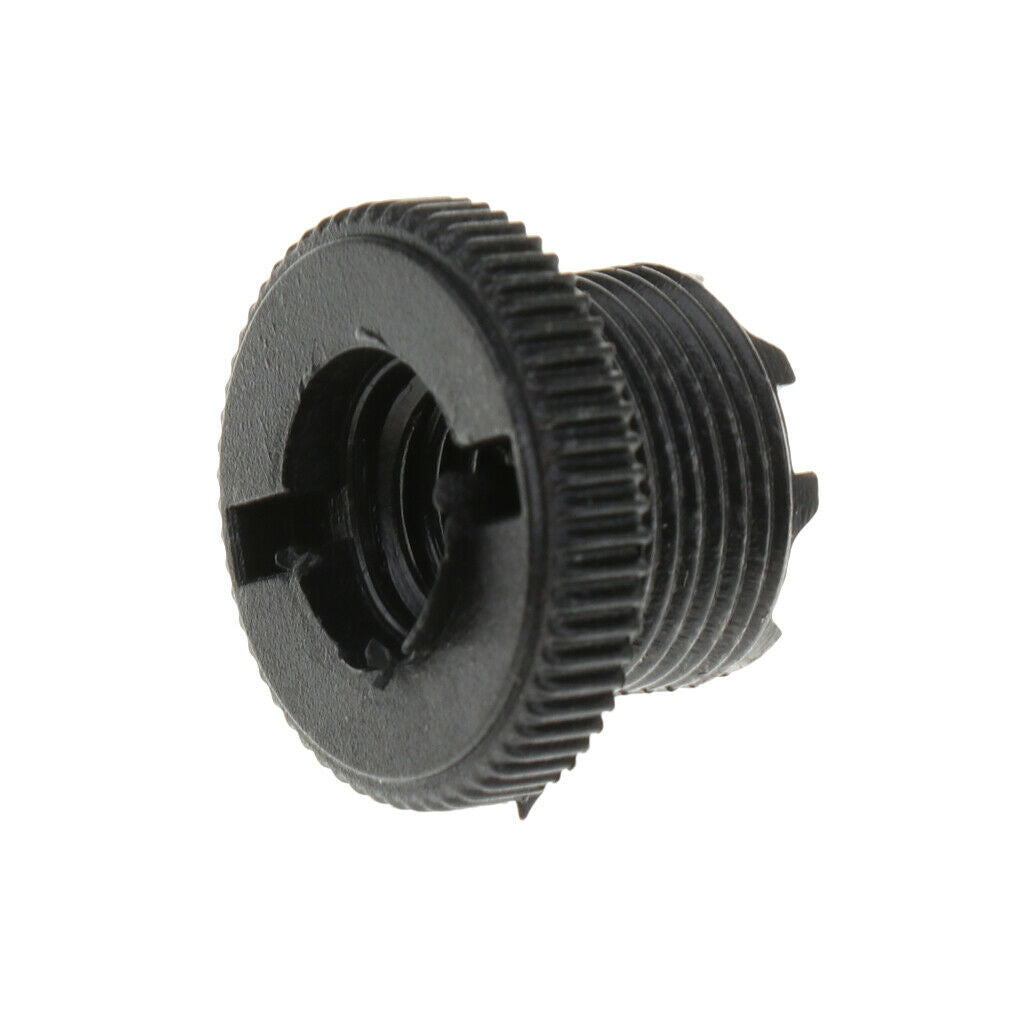 10-piece screw thread adapter 3/8 "to 5/8" screw black