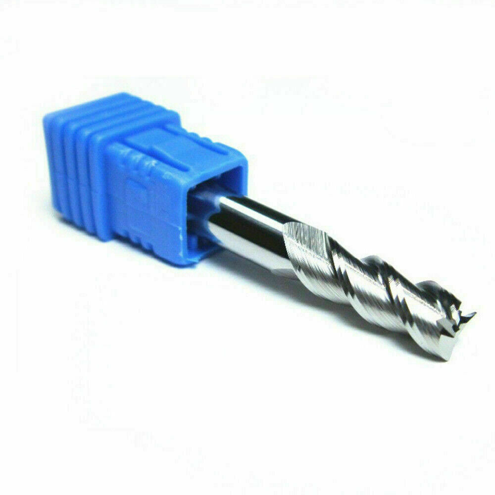 For aluminum 5pcs 6mm 3 Flute End Mill HRC45 Carbide Tungsten Milling Cutter