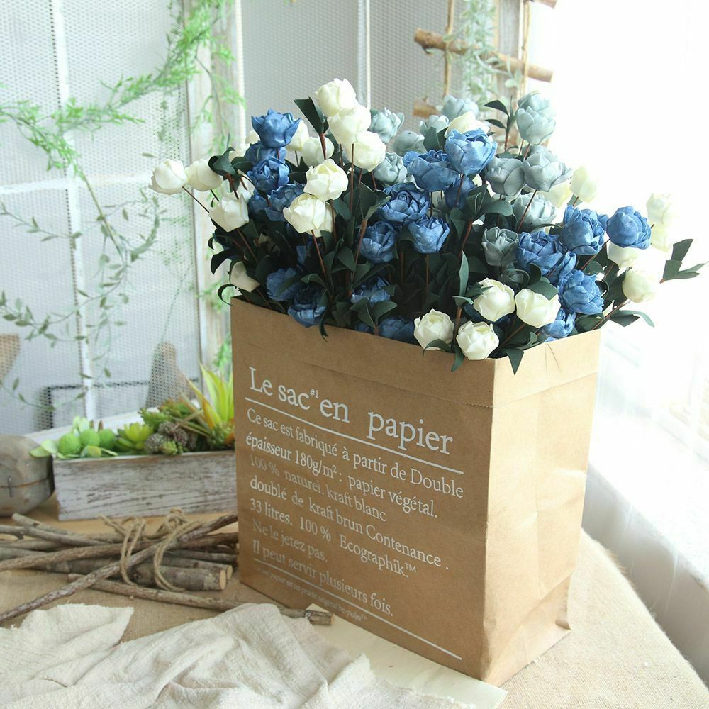 Bride Bouquet Party Simulation Plant Artificial Rose Hand-Holding PE Flower