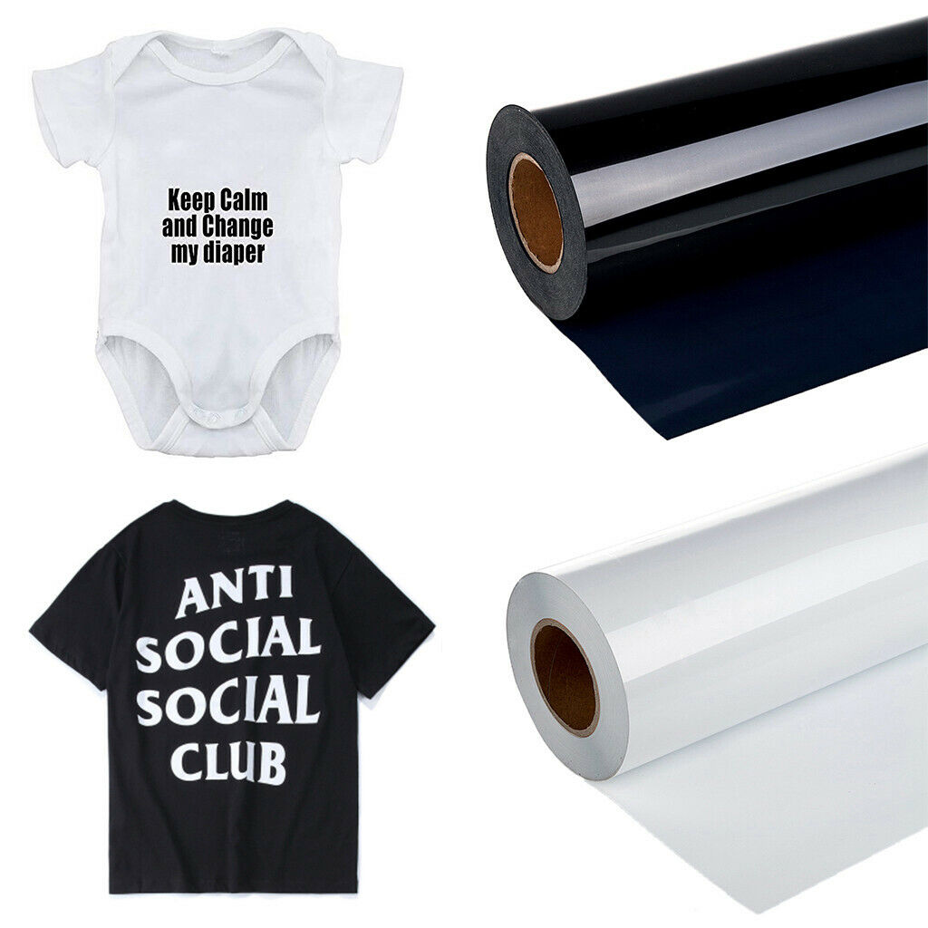 4Pcs Matte Heat Transfer Vinyl for Iron On T Shirts Other Bags Paper DIY