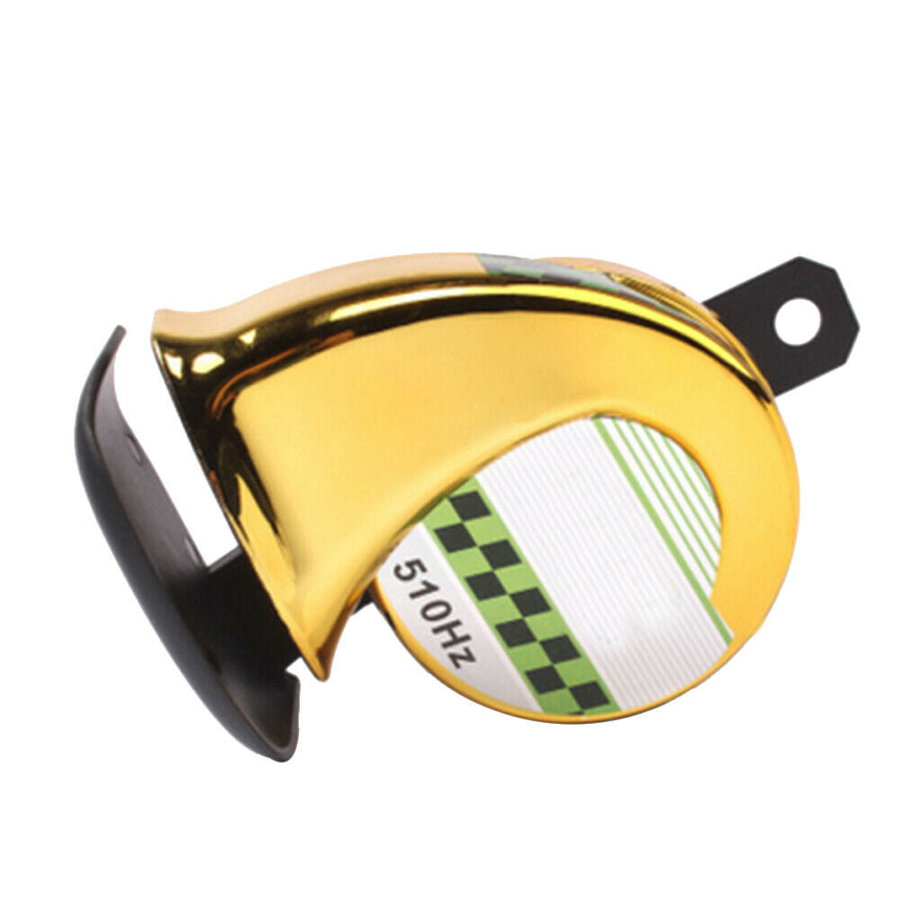 2x 110dB Motorcycle Snail Air Horn Loudspeaker f/ Car Motorcycle Waterproof