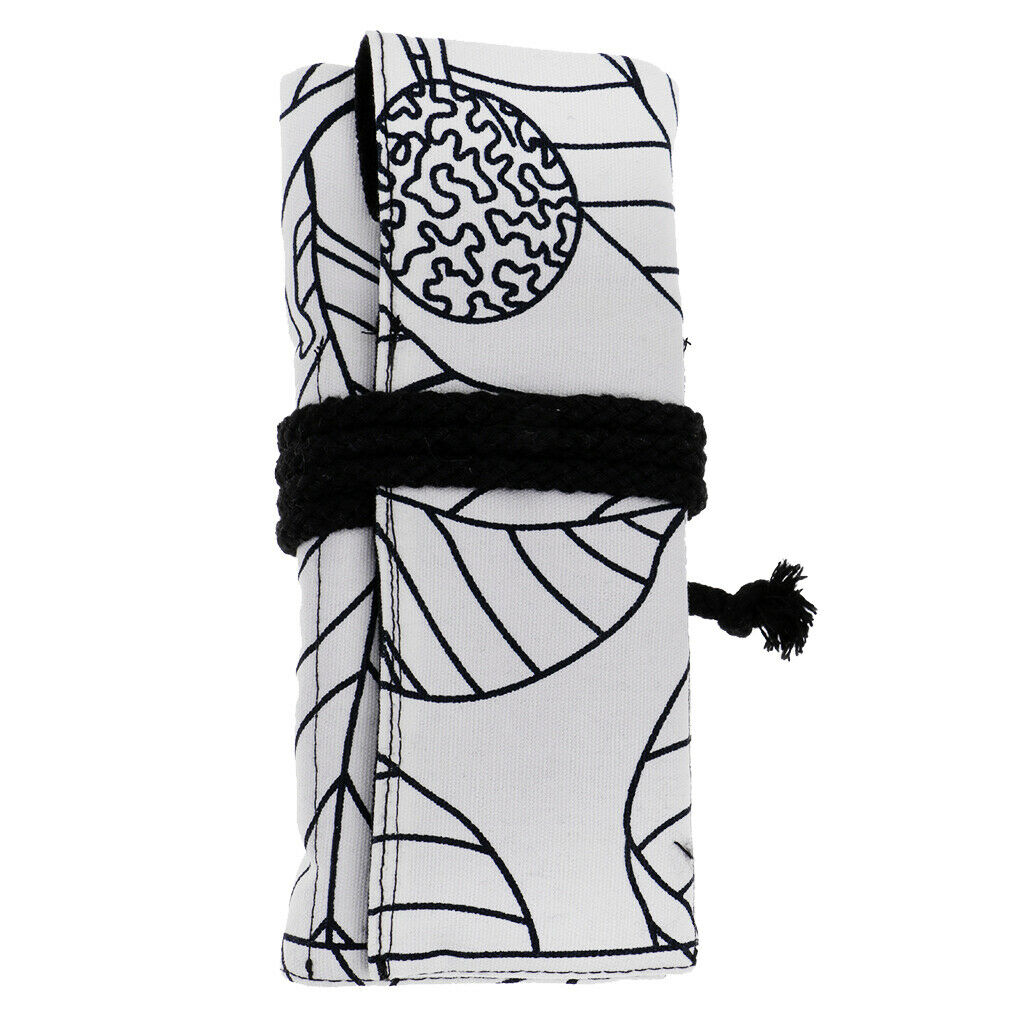 36 slot artist roll up pen pouch pen holder pouch canvas pouch