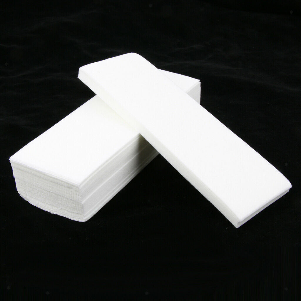 100Pcs Disposable Wax Strip Epilating Tape Depilatory Paper Nonwoven Wax Strip