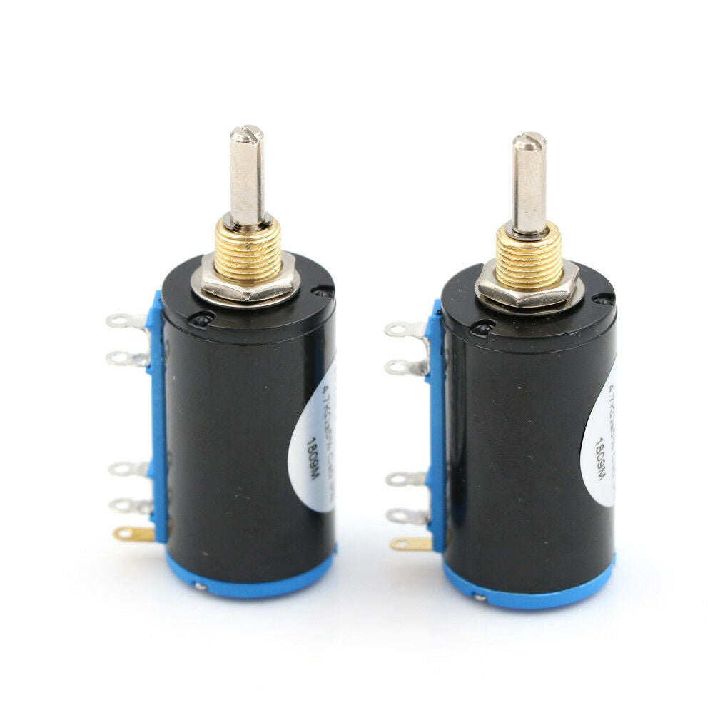 2PCS WXD3-13-2W 10K Ohm Rotary Multiturn Wirewound Potentiometer NTJC.l8