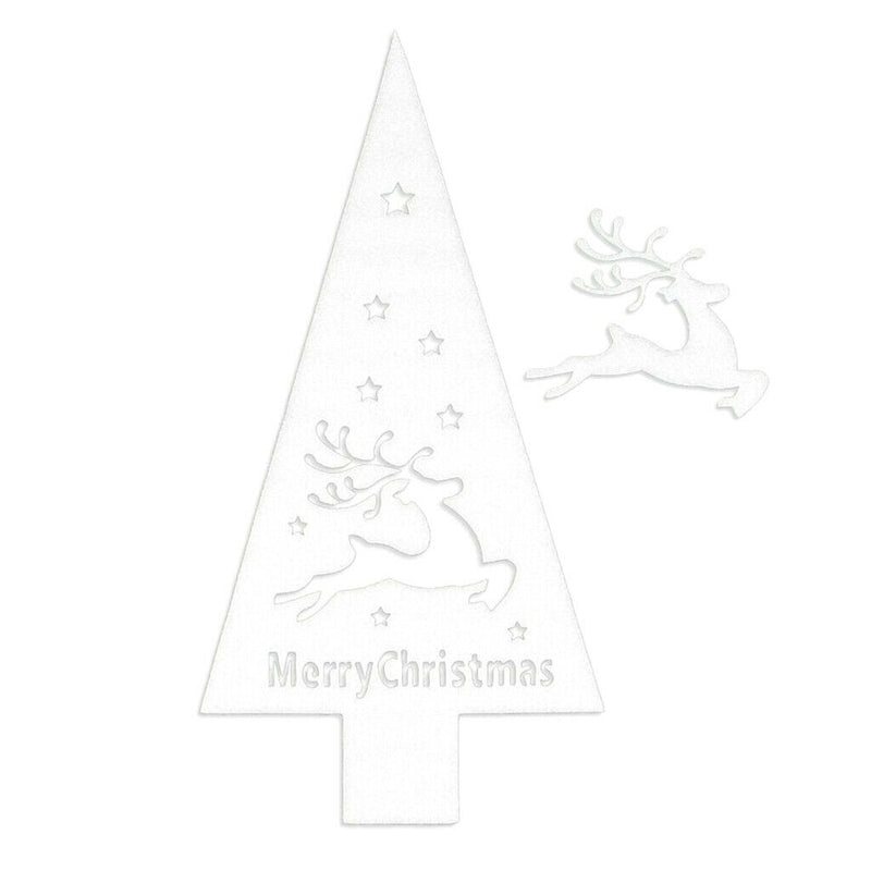 Christmas Holiday Xmas Tree Foam Hollow Out Elk Christmas Ornaments DIY