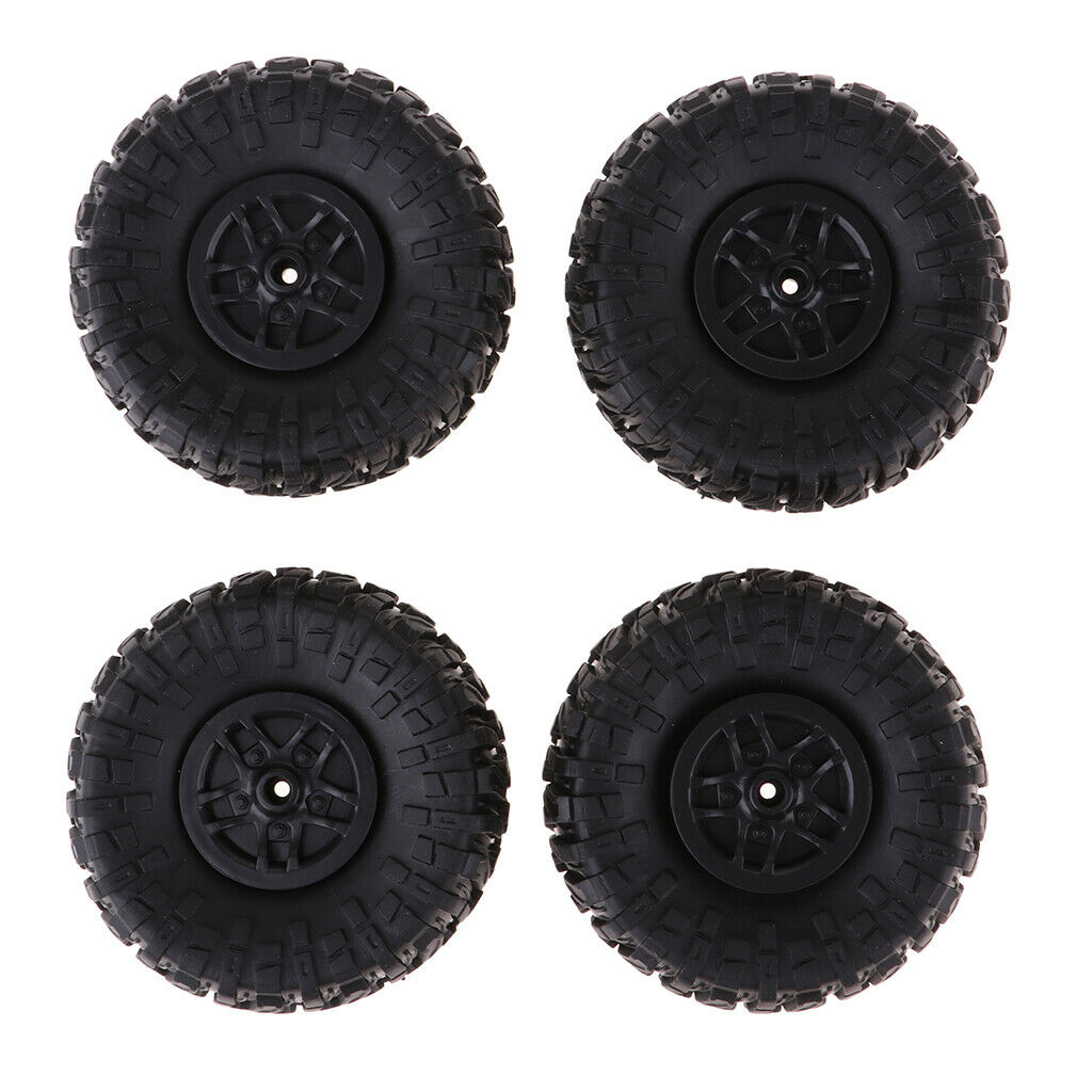 4Pcs 1/12 RC Tires And Wheels Upgrade Parts For  Truck D90