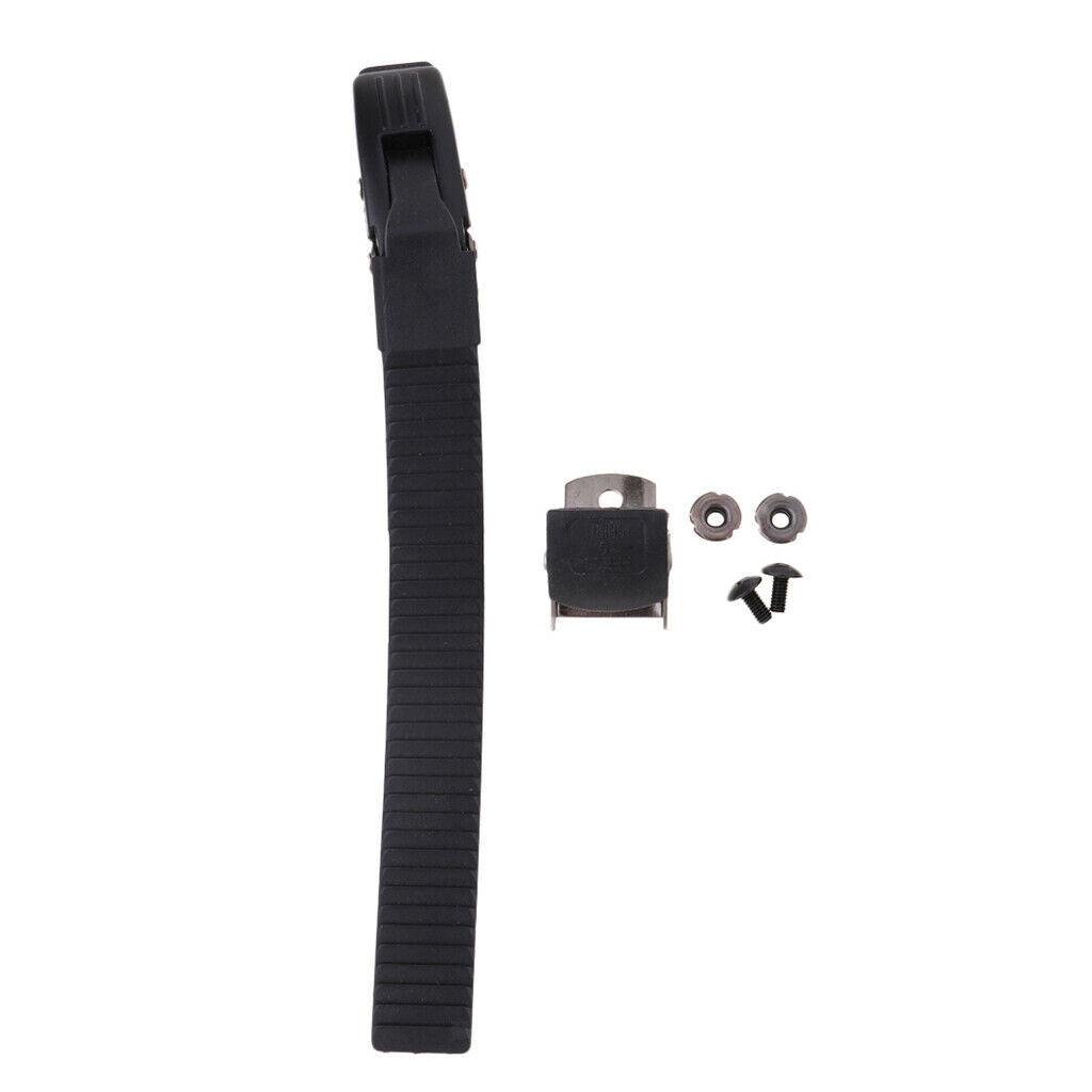 2 Set Premium Replacement PP Inline Skate Fixing Band Strap + Mounting Screws