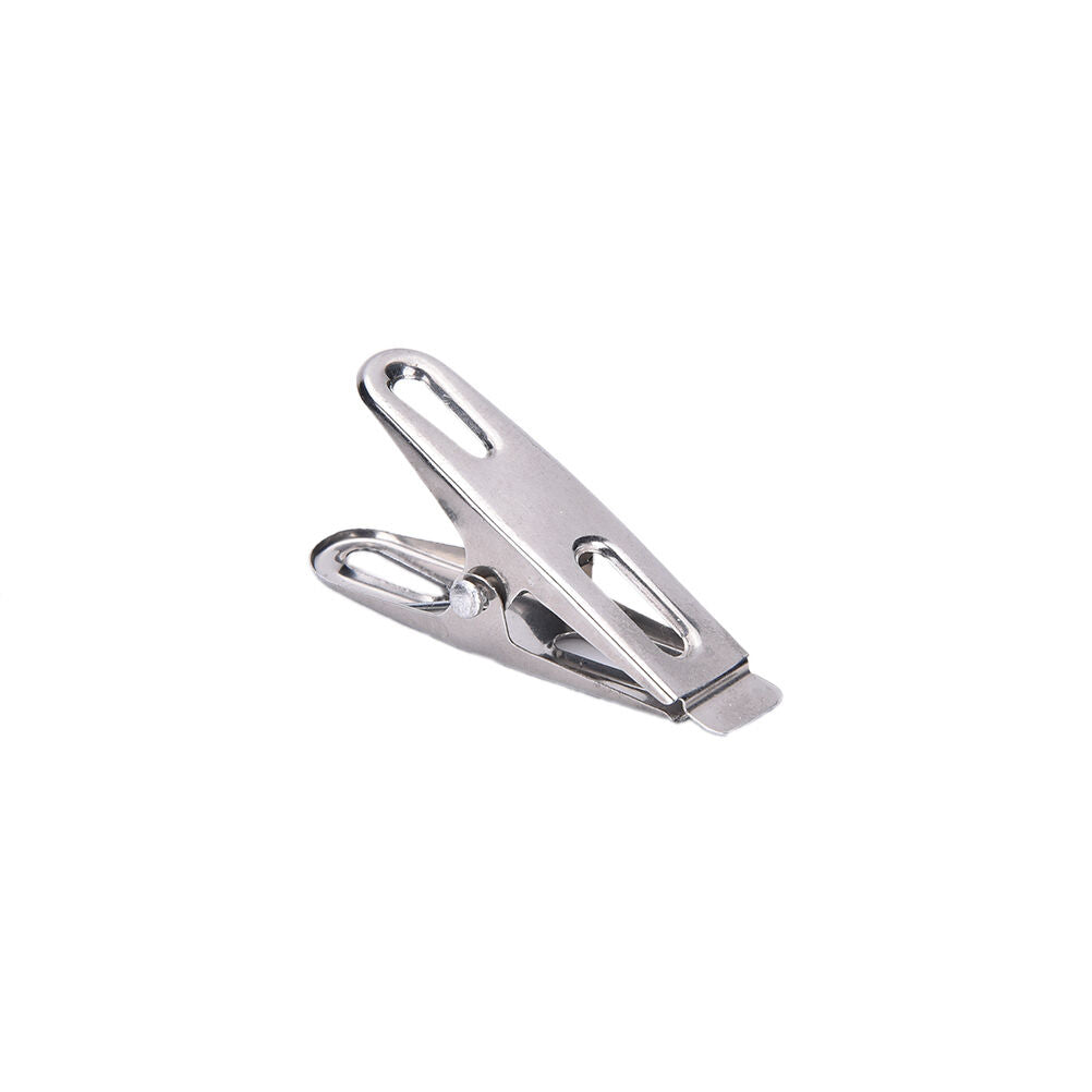 20 Stainless Steel Washing Line Clothes Pegs Hang Pins Clips Windproof Cla.l8