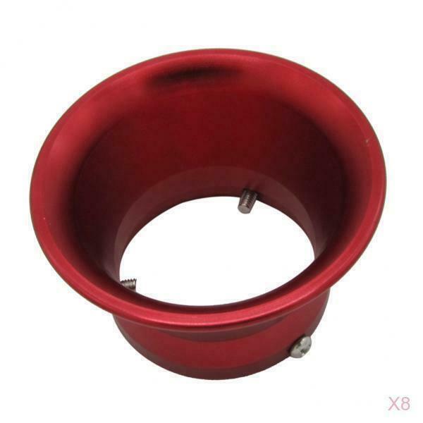 8pcs 50mm Air Filter Interface Cup for 24/26/28/30mm Motorcycle Carb Red